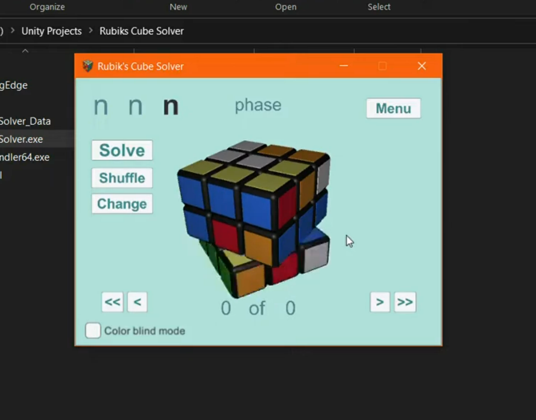 RubiksCubeSolver_Controls